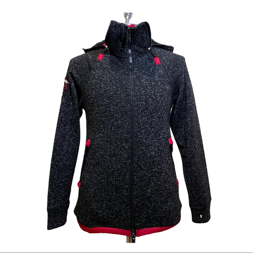 Copper Rivet Zip-up Sweatshirt - Picture 12 of 12